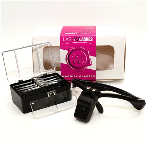 Flat Magnify Glass With Led And Lens